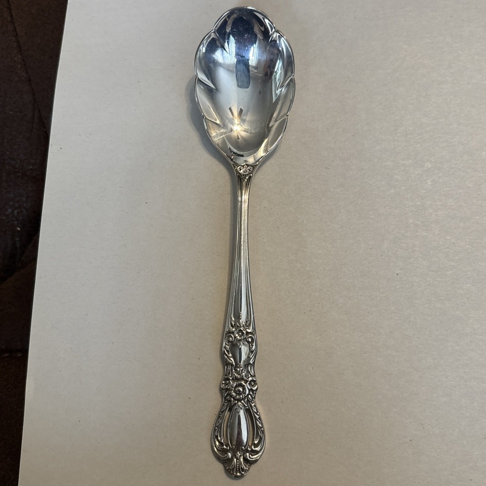 International‎ Silver 1847 Rogers HERITAGE Casserole Spoon Silverplate 1953